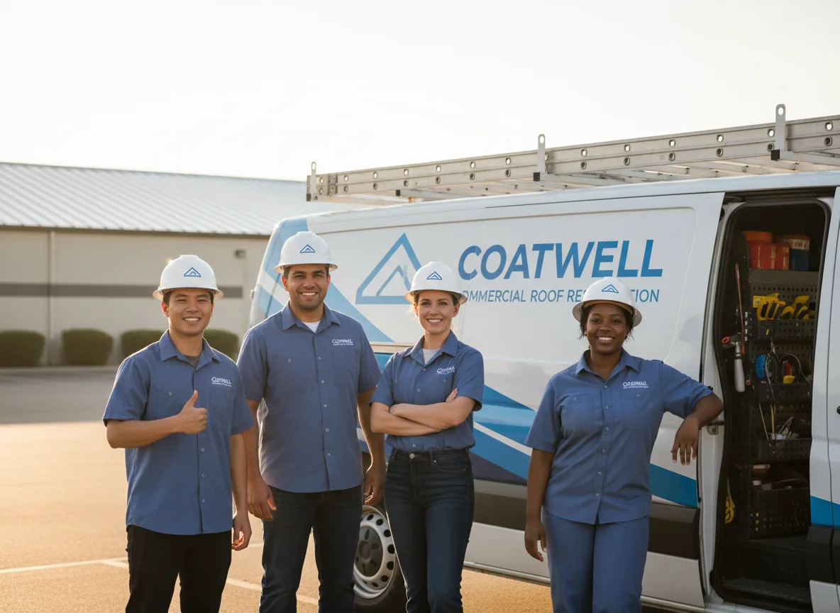 Commercial roof coating company in Texola, OK